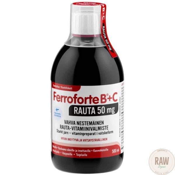 Hankintatukku Ferroforte B+C Vahva 50mg 500ml - Image 2