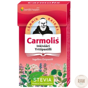 Carmolis inkivääri yrttipastilli 45g