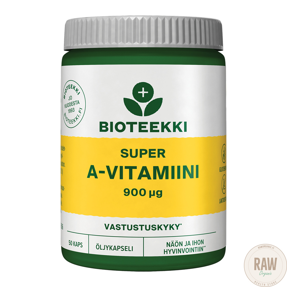 Bioteekki Super A-vitamiini, 50kaps