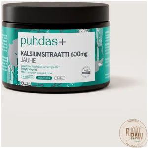 Puhdas+ Kalsiumsitraatti 600mg, 240g