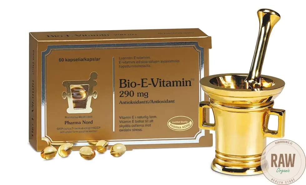 Pharma Nord Bio-E vitamiini 290mg 60kaps.
