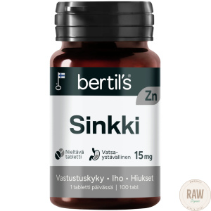 Bertils sinkki 15 mg 100 tabl.