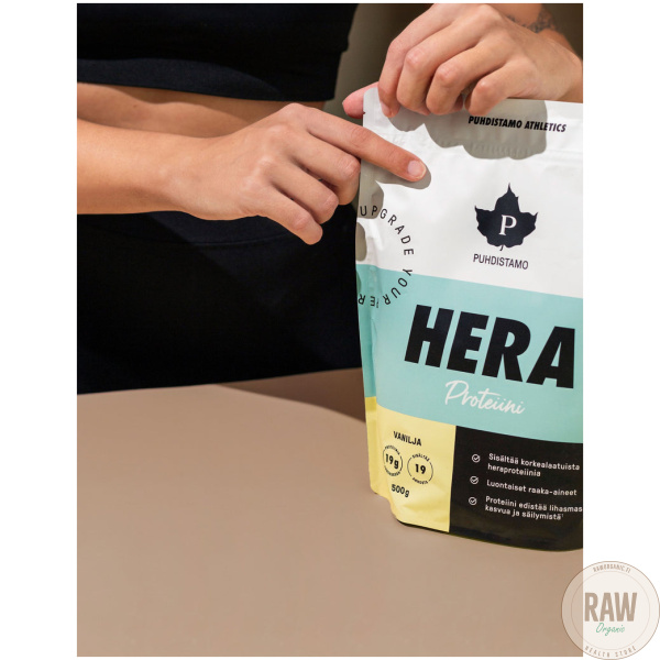 Puhdistamo Heraproteiini vanilja 500g – kuva 2