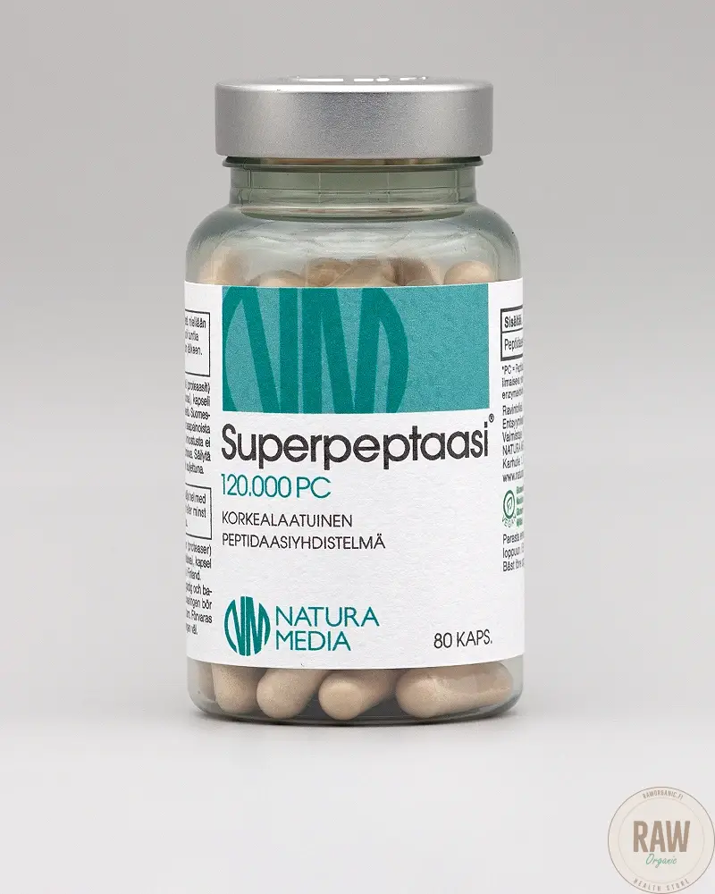 Natura Media superpeptaasi 120.000 PC 80kaps