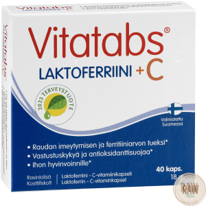 Hankintatukku Vitatabs laktoferriini + C 40kaps