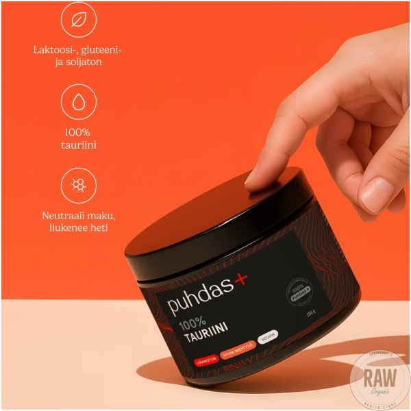 Puhdas+ Taurine 100% 200g – kuva 2