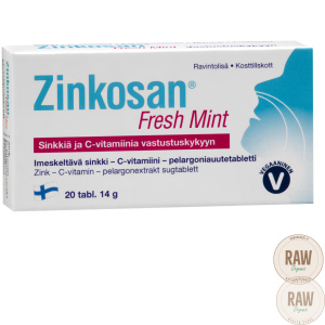 Hankintatukku Zinkosan Fresh  mint 20 tabl.