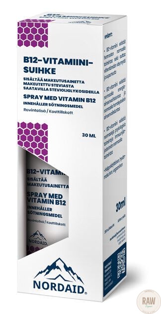 Nordaid B12-vitamiinisuihke, 30ml