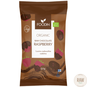 Foodin Raakasuklaavadelma, 50 g luomu