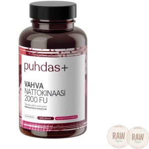 Puhdas+ vahva nattokinaasi 2000 FU, 120 kaps