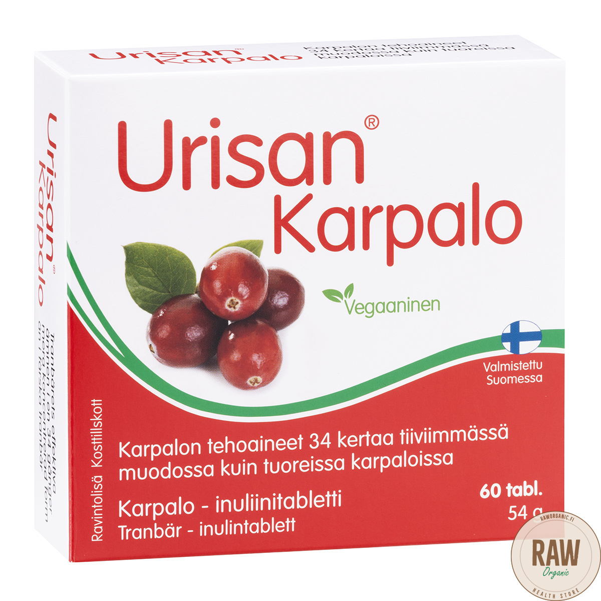 Hnkintatukku Urisan karpalo, 60 tabl.