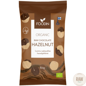 Foodin Luomu Raakasuklaahassel 60 g