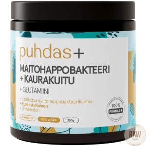 Puhdas+ Maitohappobakteeri + Kaurakuitu + Glutamiini 200g