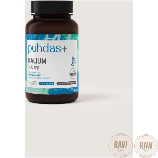 Puhdas+ Kalium 300mg, 60kaps