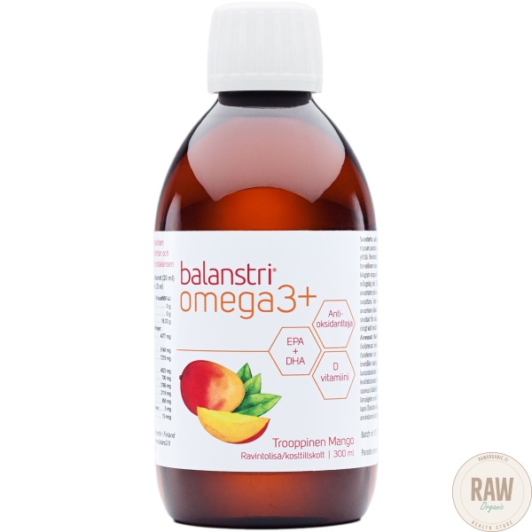 Balanstri Omega 3+ Trooppinen Mango 300 ml – kuva 2