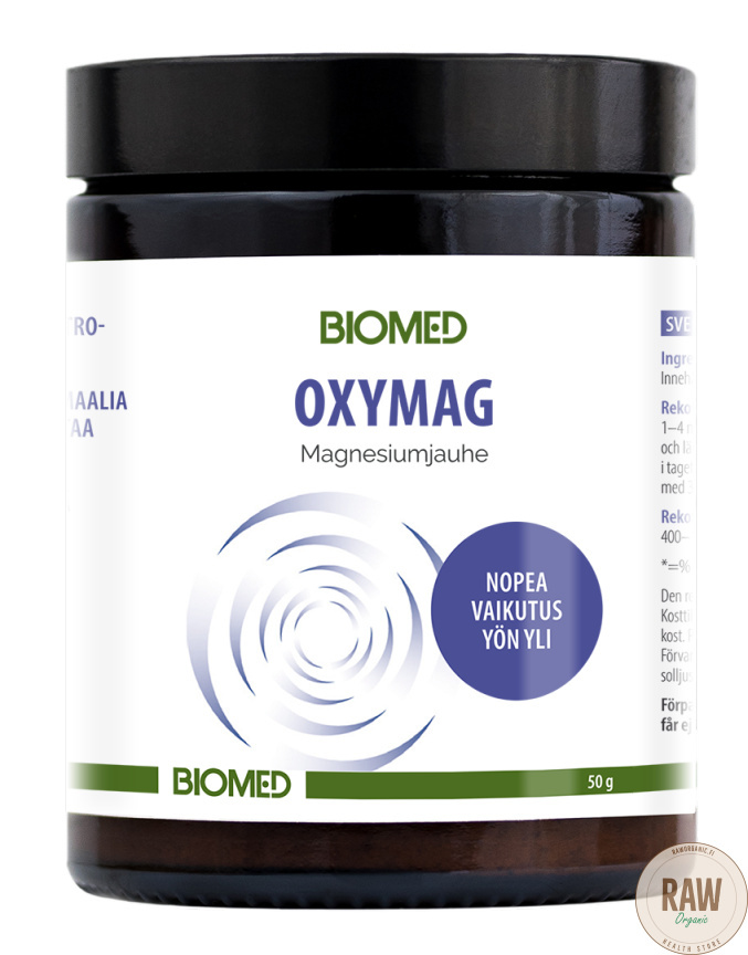 Biomed OxyMag magnesiumjauhe, 50g