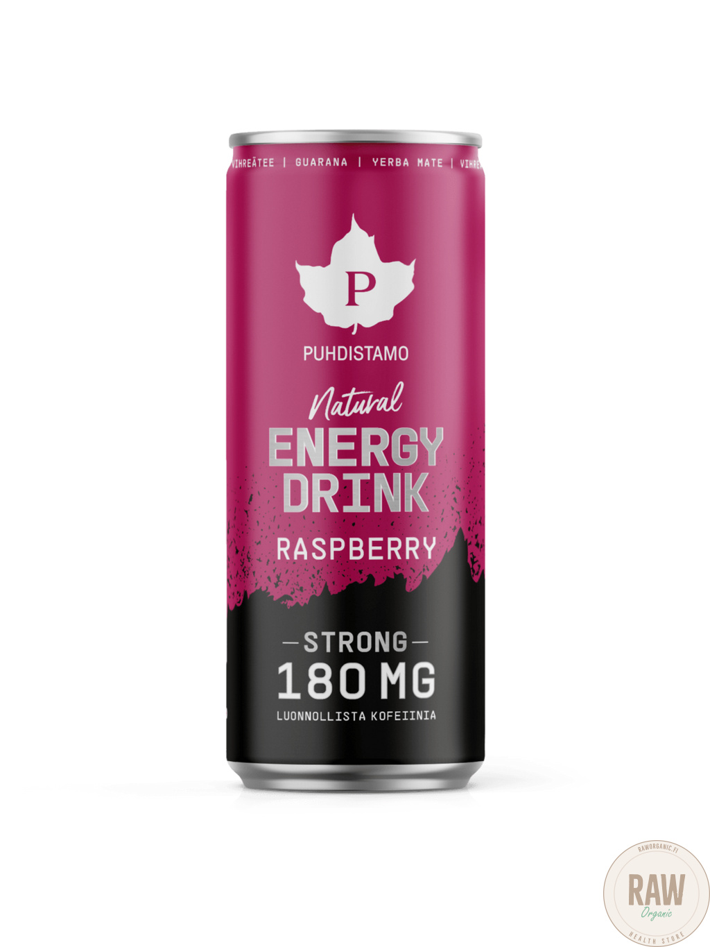 Puhdistamo Energiajuoma Raspberry Strong, 330 ml