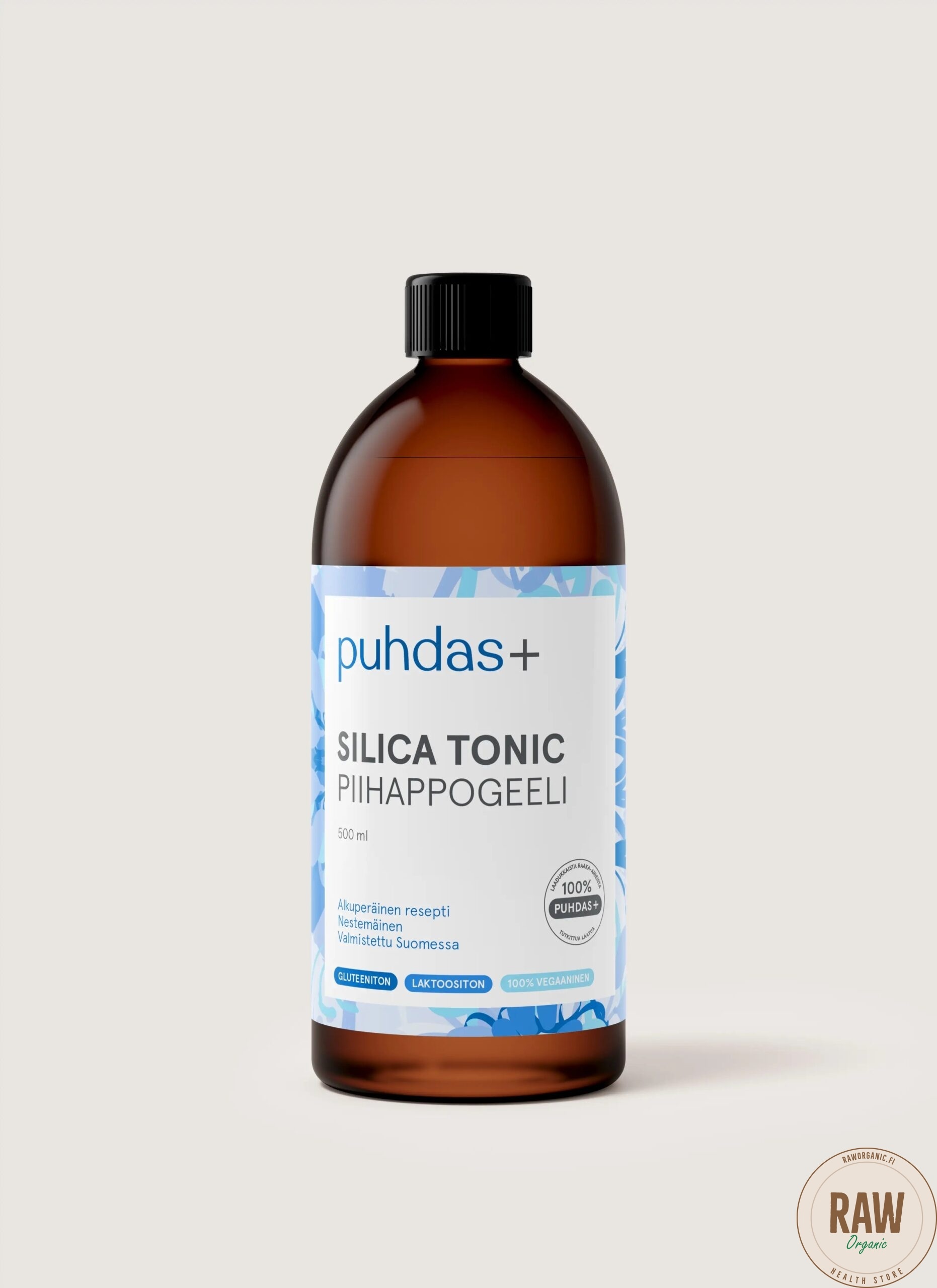 Puhdas+ Silica Tonic Piihappogeeli, 500ml