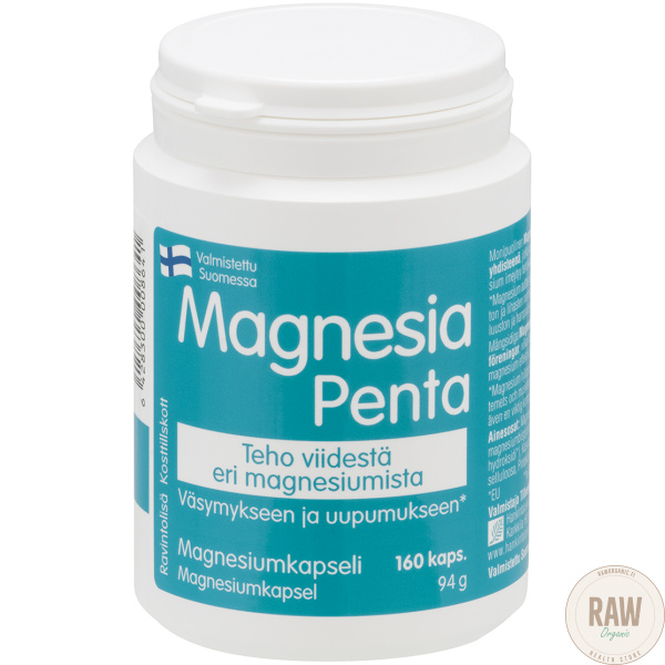 Hankintatukku Magnesia Penta, 100 kaps. – kuva 2