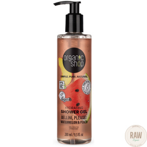 Organic shop Kosteuttava suihkugeeli Vesimeloni & persikka 280 ml