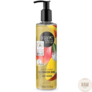 Organic shop Virkistävä suihkugeeli Juicy Mango 280ml