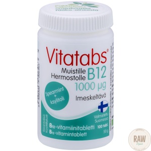 Hankintatukku Vitatabs B12 Spearmint 1000 µg, 100 tabl.