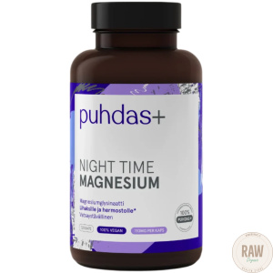 Puhdas+ Night Time Magnesium, 120kaps.