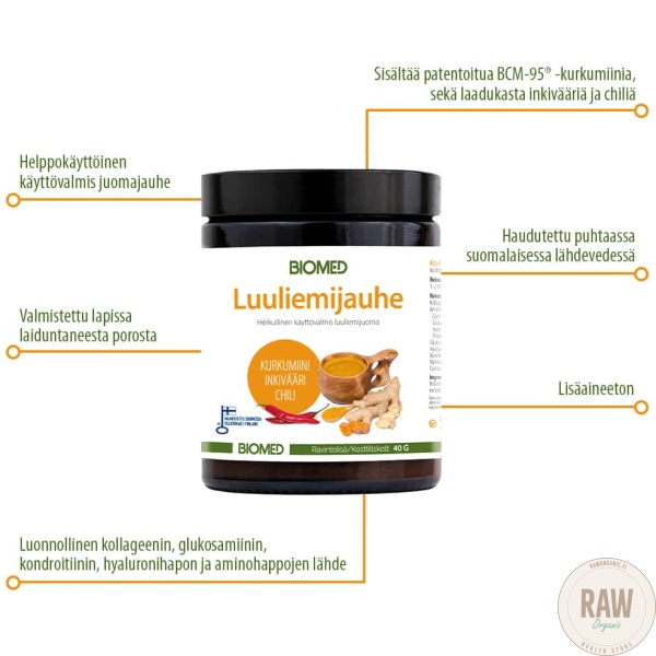 Biomed Luuliemijauhe maustettu 40g – kuva 3