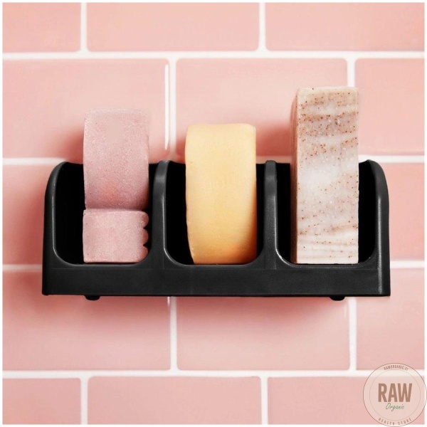 KITSCH_Self_Draining_Soap_Dish___Black