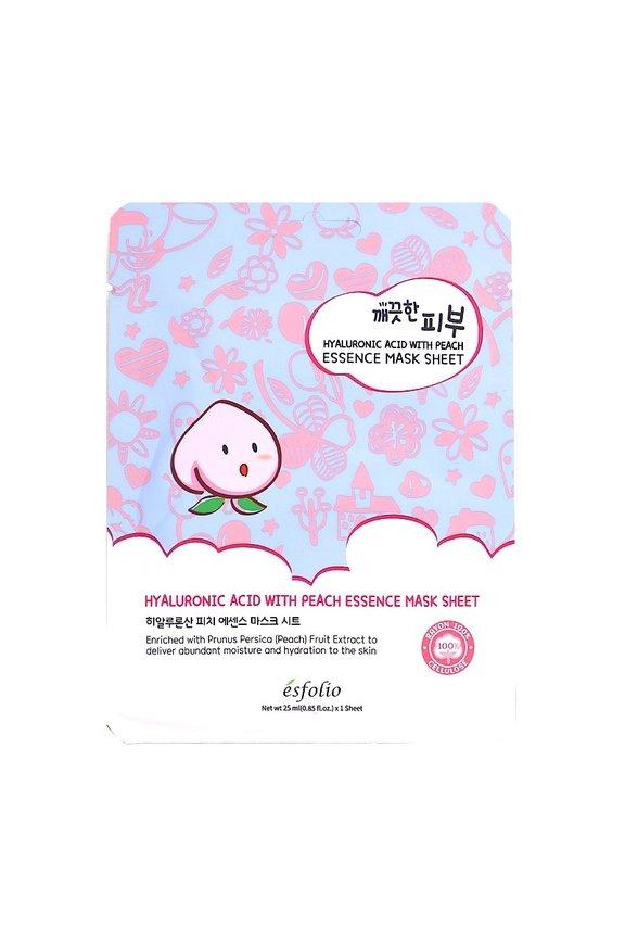 Esfolio_Hyaluronic_Acid_With_Peach_Essence_Mask_Sheet