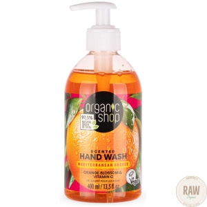 Organic shop  SCENTED HAND WASH ORANGE BLOSSOM & VITAMIN C 400ml