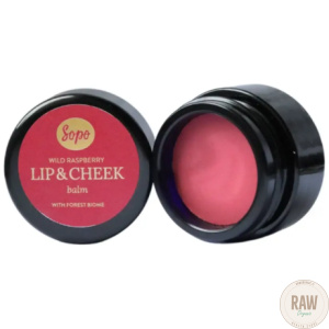 Sopo Lip & Cheek Wild Raspberry sävyttävä metsäbiomi huulivoide ja poskipuna 10ml