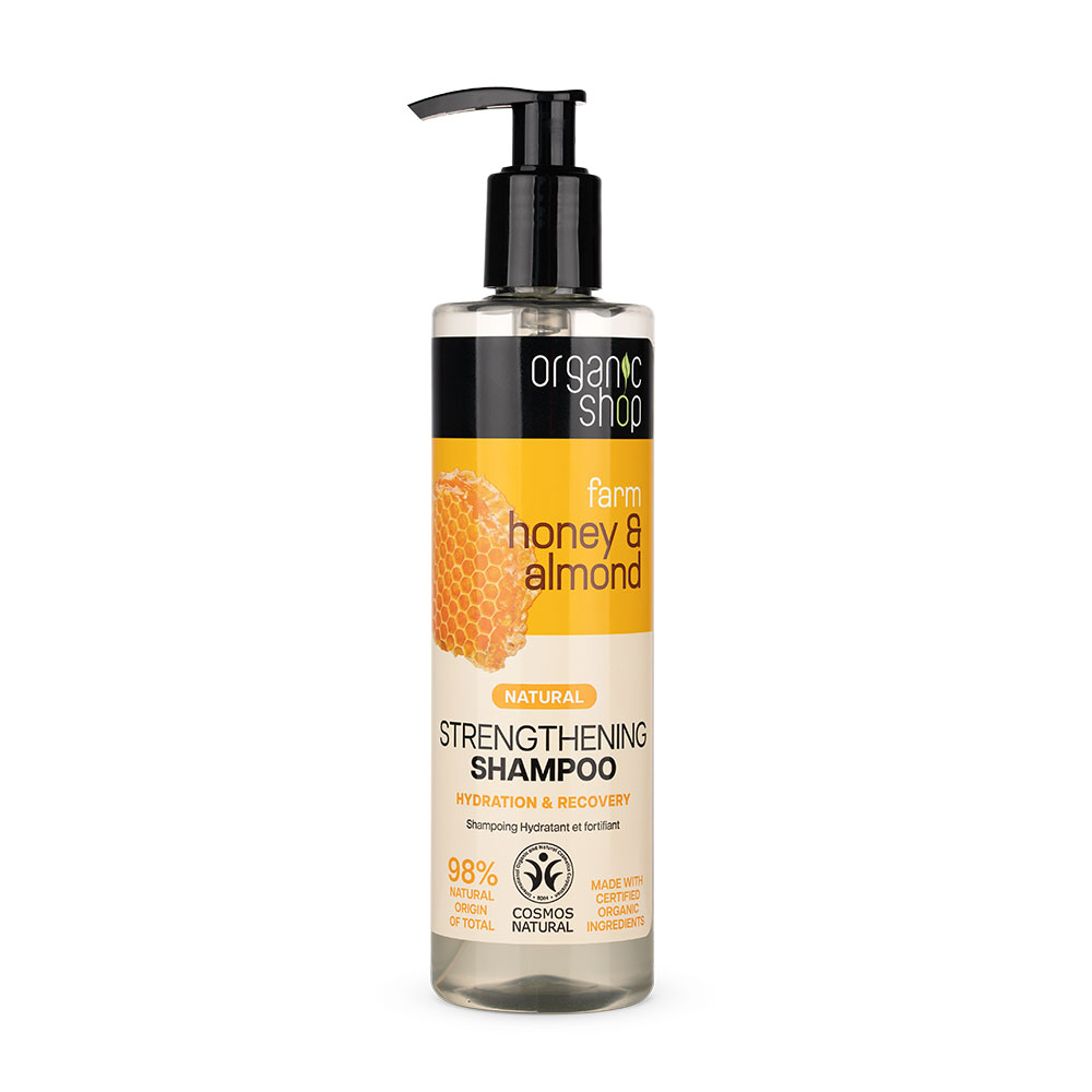 Organic Shop, Strenghtening Shampoo Honey&Almond, 280ml