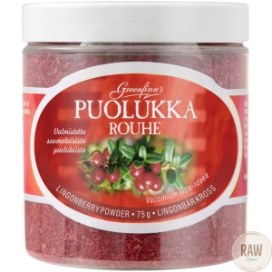 Green Finns's luomu puolukka rouhe  75g