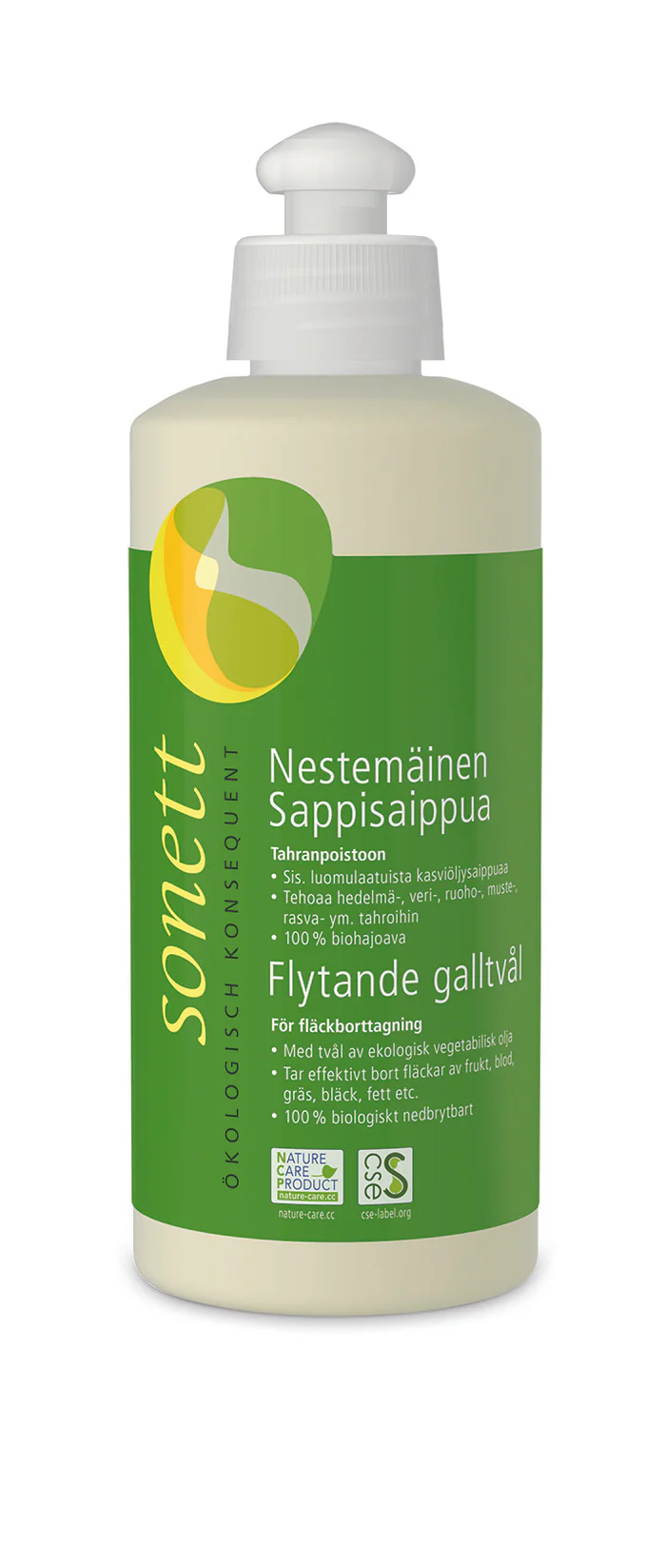 Sonett nestemäinen sappisaippua 300ml