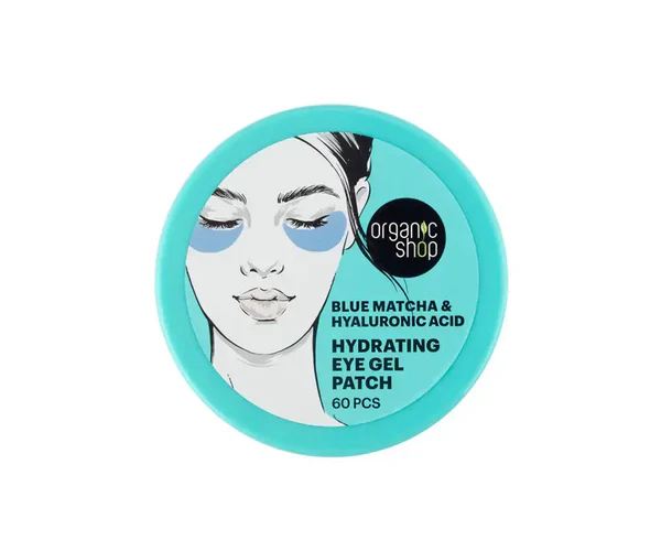 Organic Shop Hydrating Eye Gel Patch Blue Matcha & Hyaluronic Acid 60 kpl
