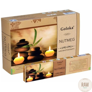 Goloka Aromatherapy Incense 15g Nutmeg