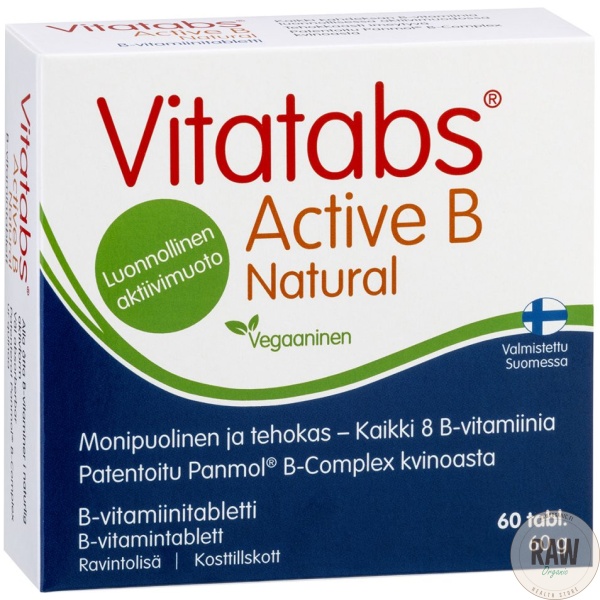 Hankintatukku Vitatabs Active B 60tabl.