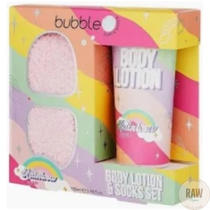 Bubblet Rainbow Body Lotion & Socks Gift Set