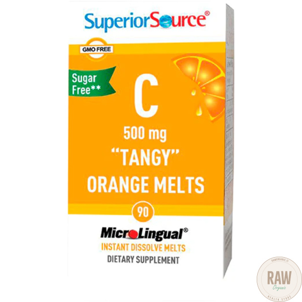 Superior Source C 500mg "Tangy" orange melts 90tbl