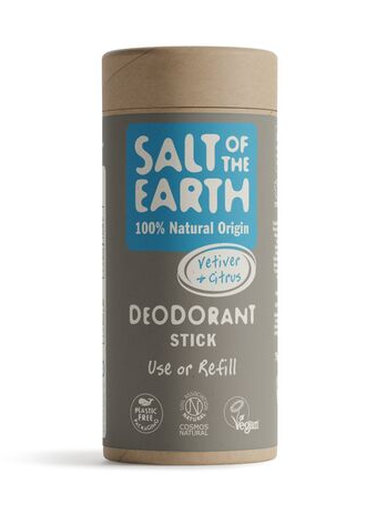 Salt of the Earth Vetiver + Citrus Deodorant Stick 75g