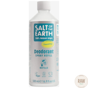 Salt of the Earth Unscented Natural Deodorant  Täyttöpakkaus 500ml