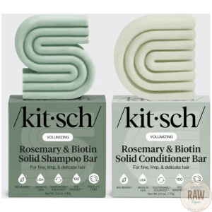 KITSCH Rosemary & Biotin Volumizing  Shampoo & Hoitoaine bar