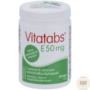 Hankintatukku Vitatabs E 50mg 60 kaps.
