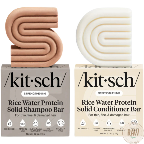 KITSCH Rice Water Protein Shampoo & Hoitoaine bar