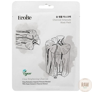 EcoBe Charcoal Ampoule face mask