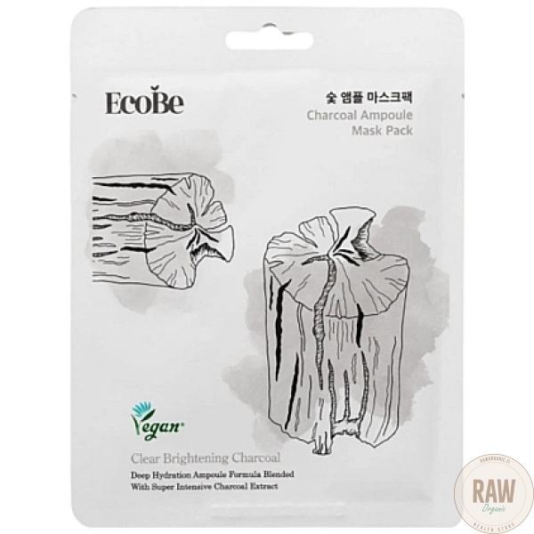 EcoBe Charcoal Ampoule face mask