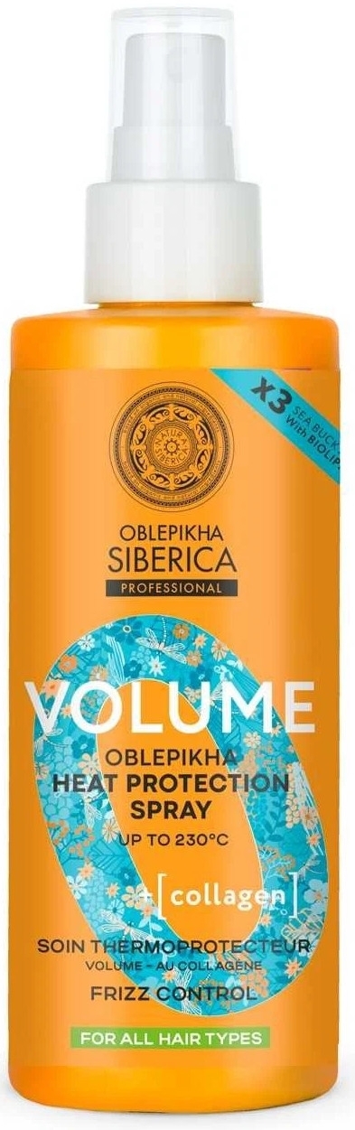 Natura Siberica Obkepikha Professional Volume Heat Protection Spray, 200ml
