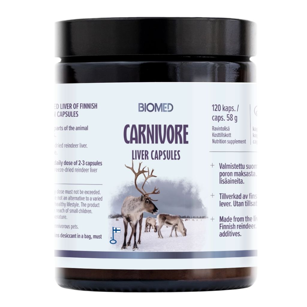 Biomed Carnivore Poronmaksakapselit, 120 kaps.