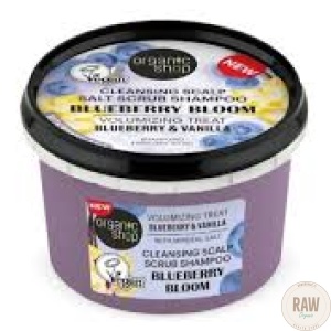 Organic shop  CLEANSING SCALP SCRUB SHAMPOO BLUEBERRY BLOOM 250ml